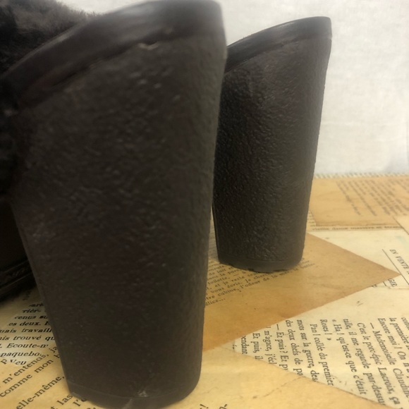 Hunter brown fur clogs - Picture 5 of 7